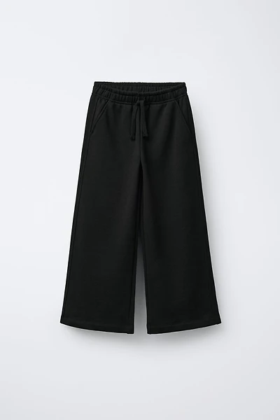 STAR WIDE LEG FLEECE PANTS