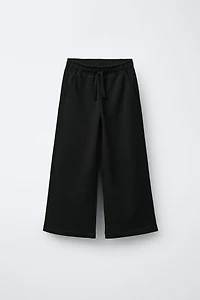 STAR WIDE LEG FLEECE PANTS