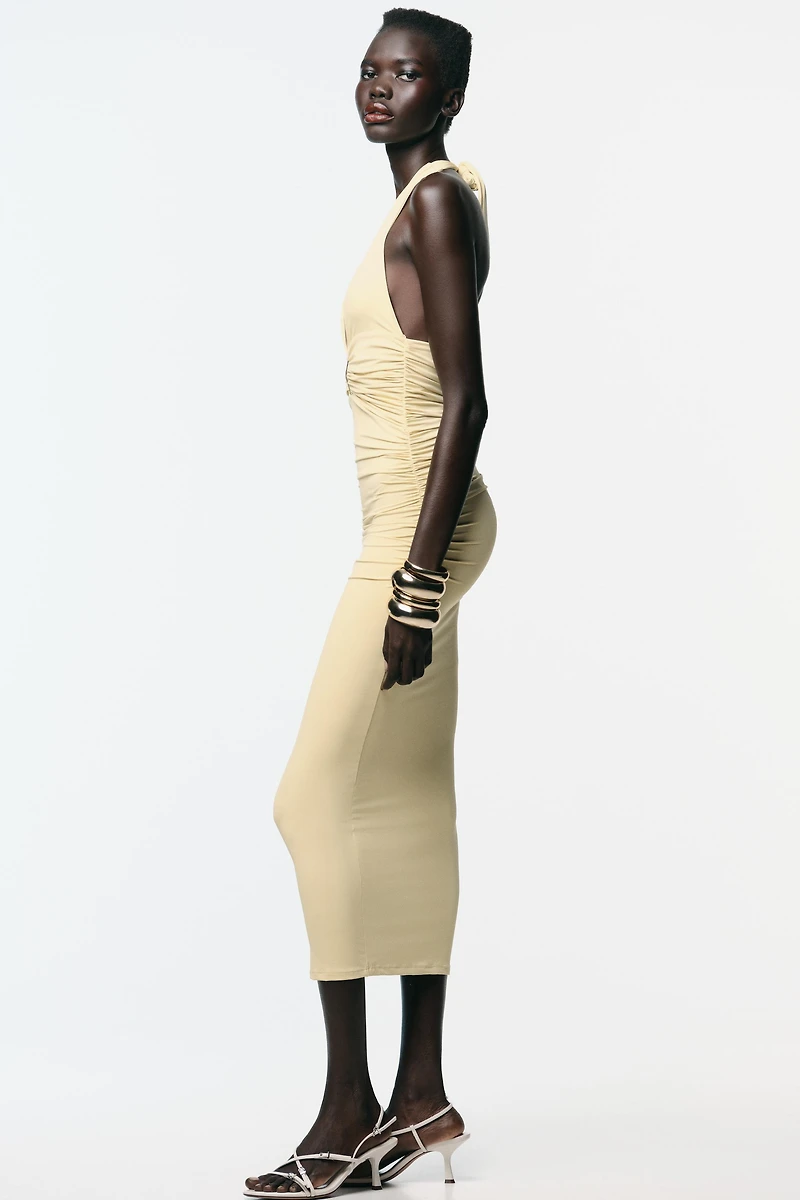 ROBE EN POLYAMIDE HALTER