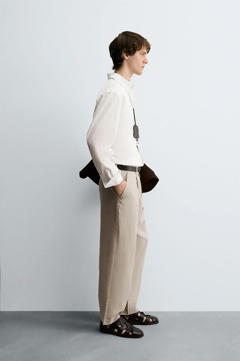 PANTALON FLUIDE PLIS