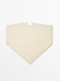 Quilted 100% silk bandana