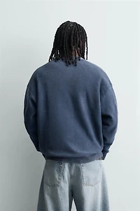 WASHED RELAXED FIT CARDIGAN