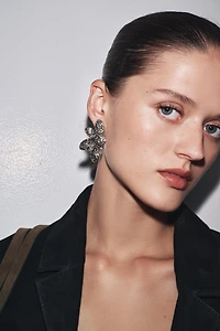 BOUCLES D'OREILLES FLEUR ÉVENTAIL BIJOUX