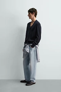 COTTON - LINEN CARDIGAN