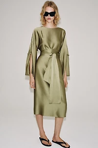 ROBE MI-LONGUE SATINÉE ZW COLLECTION