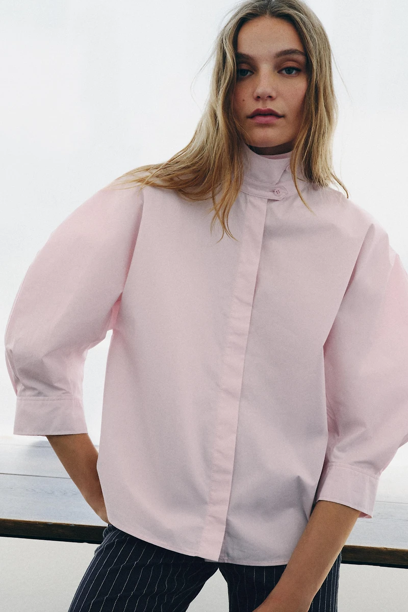 ZW COLLECTION PUFF SLEEVE SHIRT