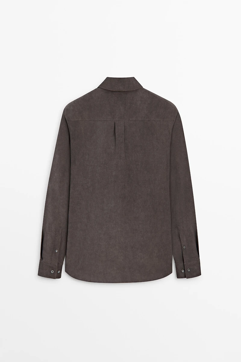 Chemise fluide poche
