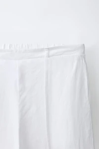 PANTALON DROIT AVEC LIN