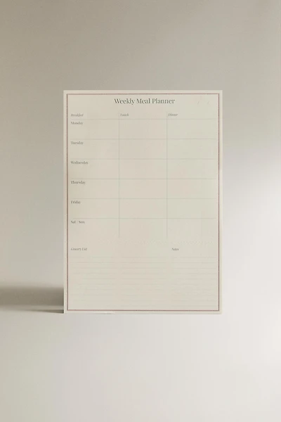 WEEKLY PLANNER MAGNET (45 SHEETS)
