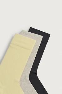 3-PACK OF LIGHTWEIGHT TEXTURED SOCKS