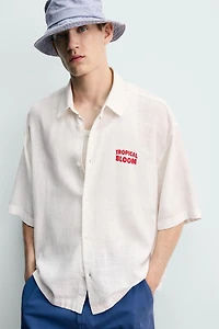 CHEMISE RELAXED FIT À IMPRIMÉ FRUITS