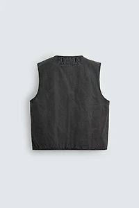 GILET DÉLAVÉ SURPIQÛRES