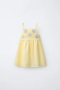 CROCHET BUTTERFLY COMBINATION DRESS