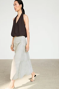 Top encolure américaine bas élastique coton