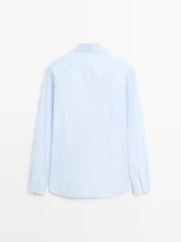 Slim fit 100% cotton shirt