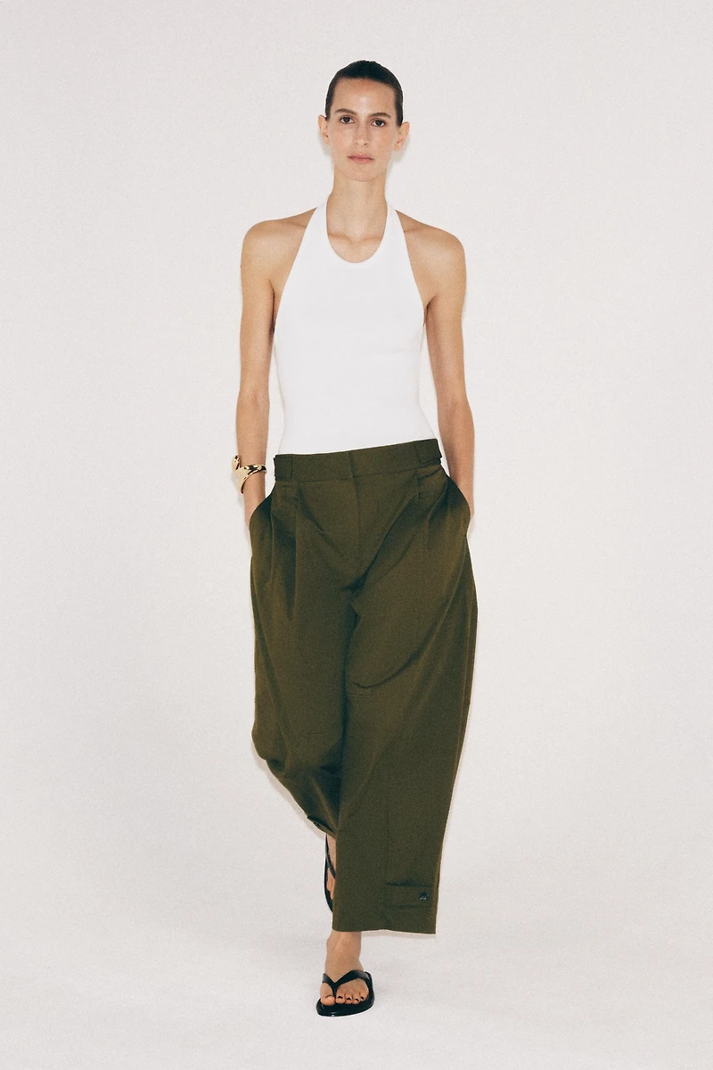 PANTALON CHINO À PASSANTS ZW COLLECTION