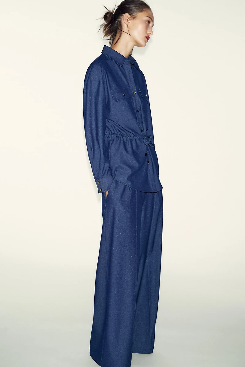 CHEMISE SAFARI AVEC LACET