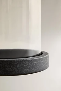 VASE LANTERNE EN VERRE