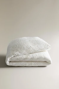 CROCHET PATCHWORK COTTON BEDSPREAD