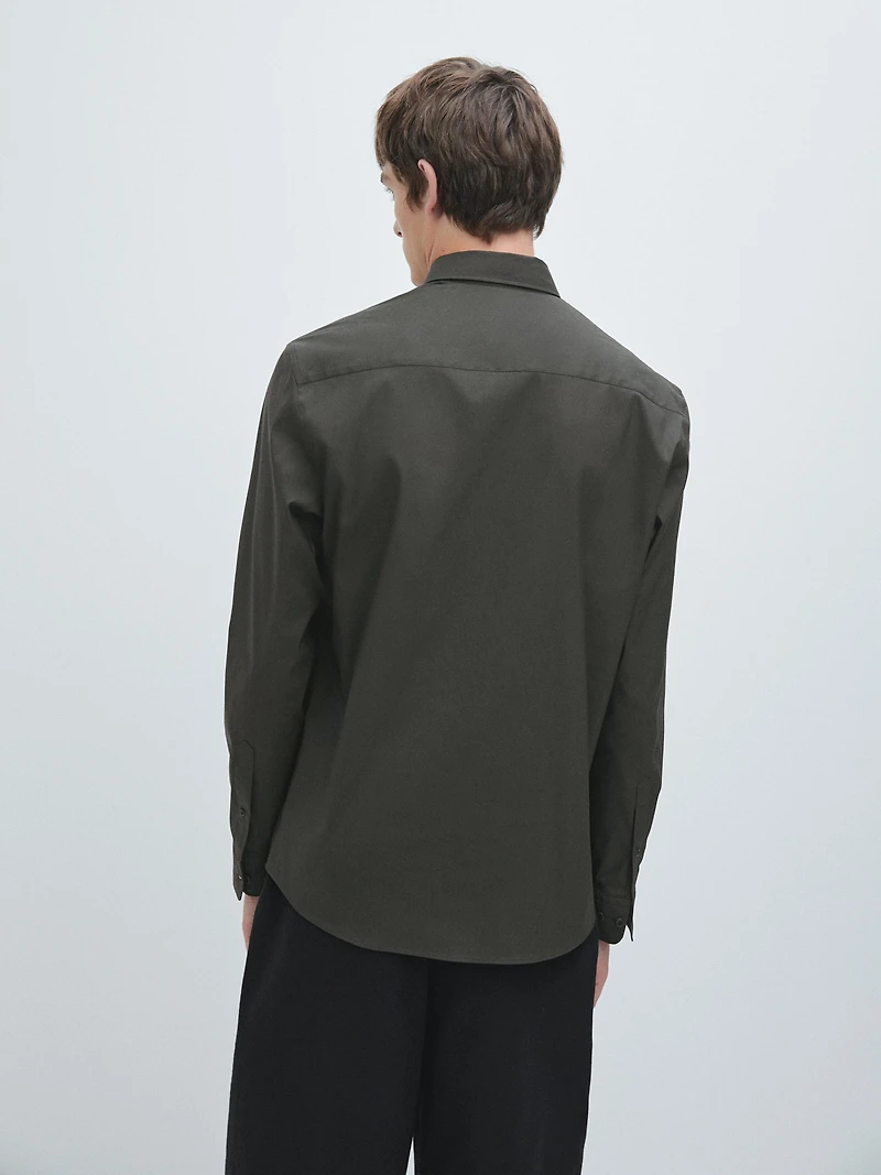 Slim fit stretch shirt