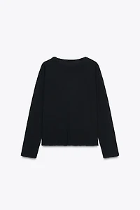 WASHED LONG SLEEVE T-SHIRT