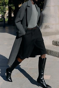 LONG SHORTS WITH BELT