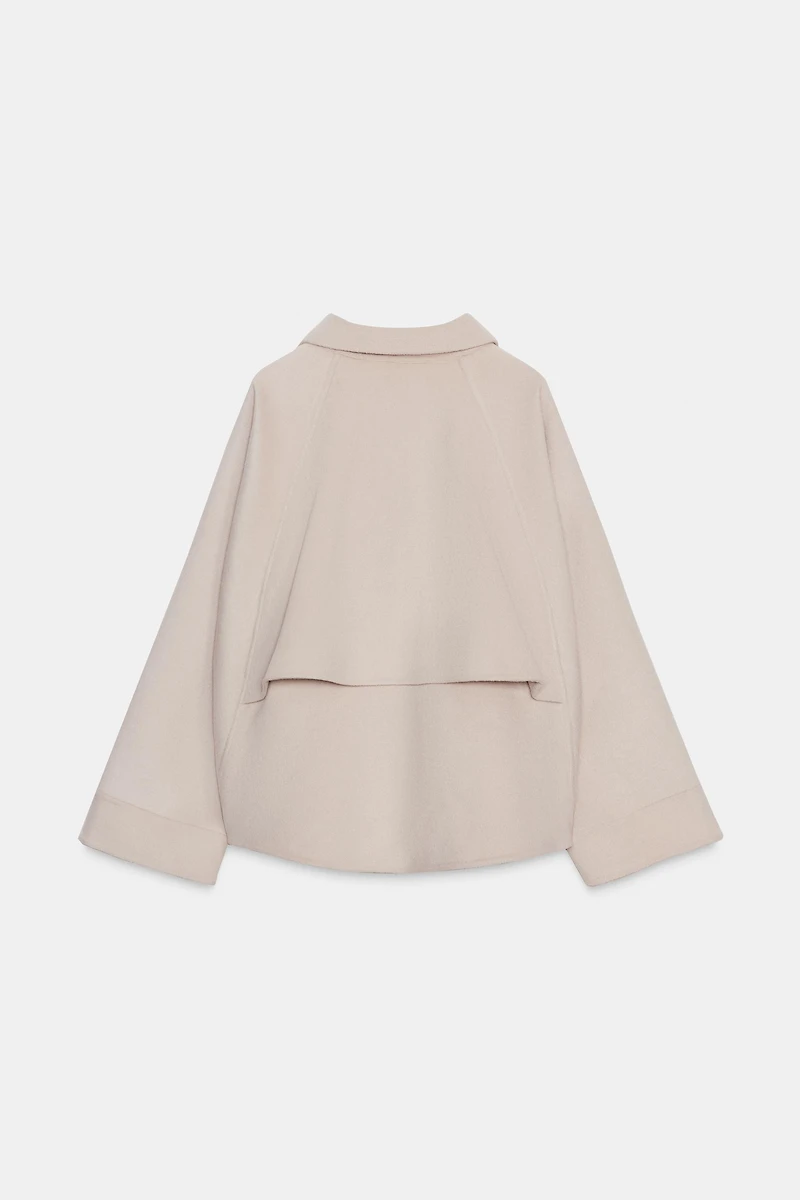 ZW COLLECTION WOOL JACKET WITH ZIP