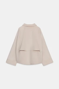 ZW COLLECTION WOOL JACKET WITH ZIP