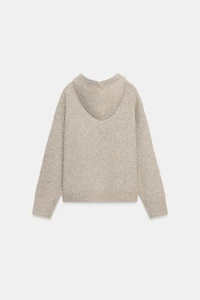 HOODED WOOL JACKET
