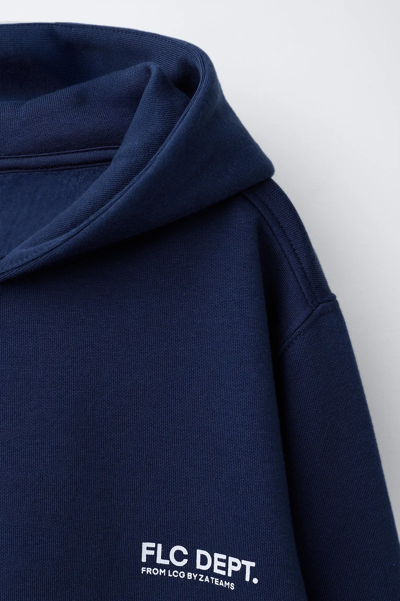 TEXT PRINT HOODIE