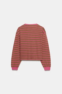 STRIPED LONG SLEEVE T-SHIRT