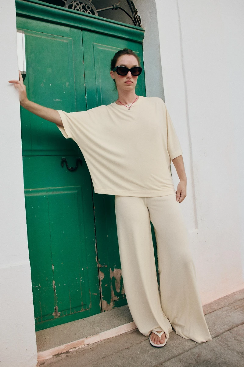 T-SHIRT OVERSIZE FLUIDE