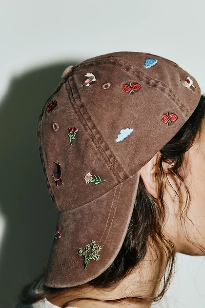 EMBROIDERED TWILL CAP