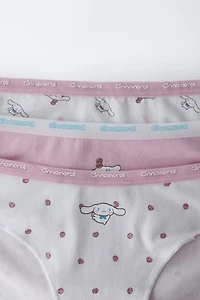 AGES 6-14 / THREE-PACK OF CINNAMOROLL © SANRIO UNDERWEAR