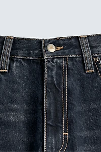 WASHED BALLOON FIT JEANS
