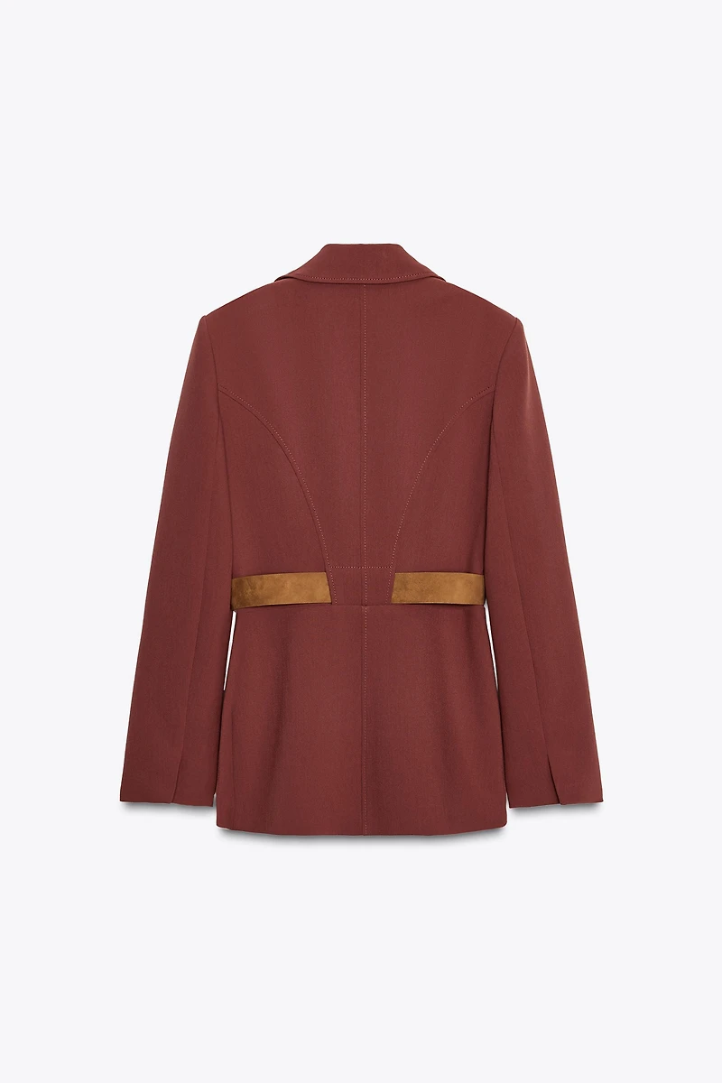 BLAZER CEINTURE LARGE