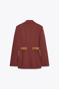 BLAZER CEINTURE LARGE