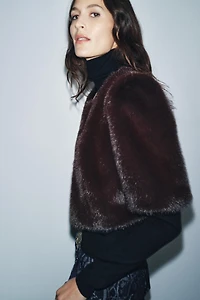 ZW COLLECTION LIMITED EDITION FAUX FUR JACKET
