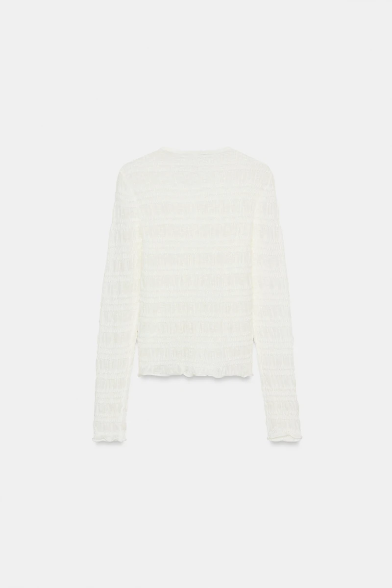 HONEYCOMB KNIT CARDIGAN