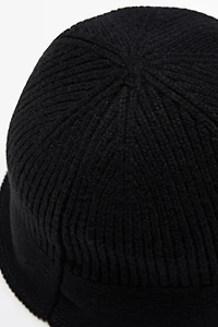 Wool blend bucket hat