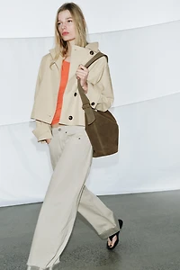 SHORT WATER REPELLENT TRENCH COAT ZW COLLECTION