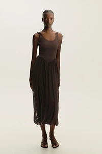 COMBINATION TULLE DRESS