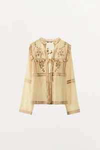 BLOUSE BRODÉE DENTELLE ÉDITION LIMITÉE