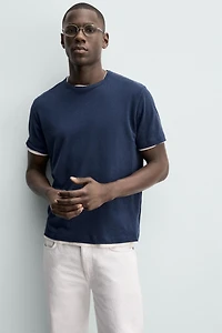 LINEN - COTTON T-SHIRT