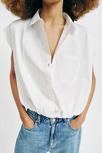 CHEMISE COURTE À CARREAUX VICHY