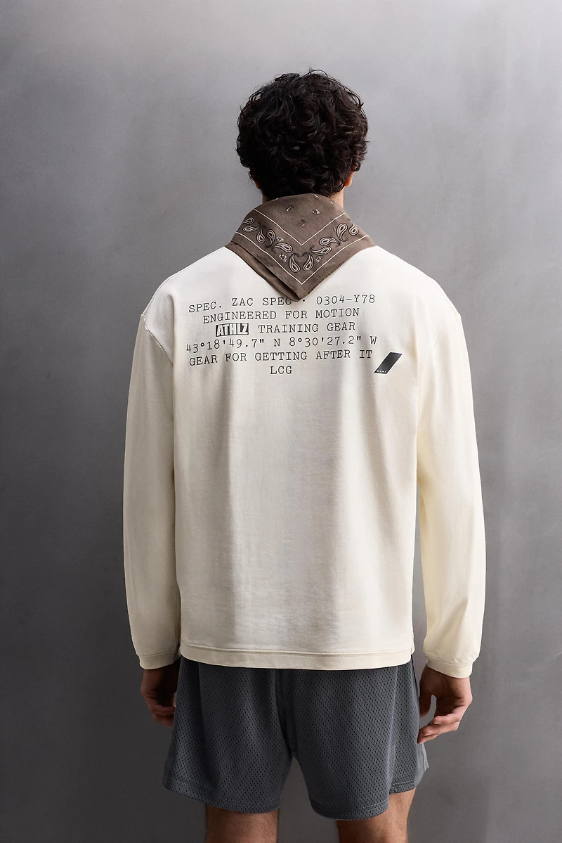 T-SHIRT D'ENTRAÎNEMENT À IMPRIMÉ GRAPHIQUE