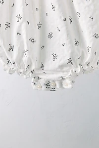 1-24 MONTHS/ SHINY FLORAL ROMPER LIMITED EDITION
