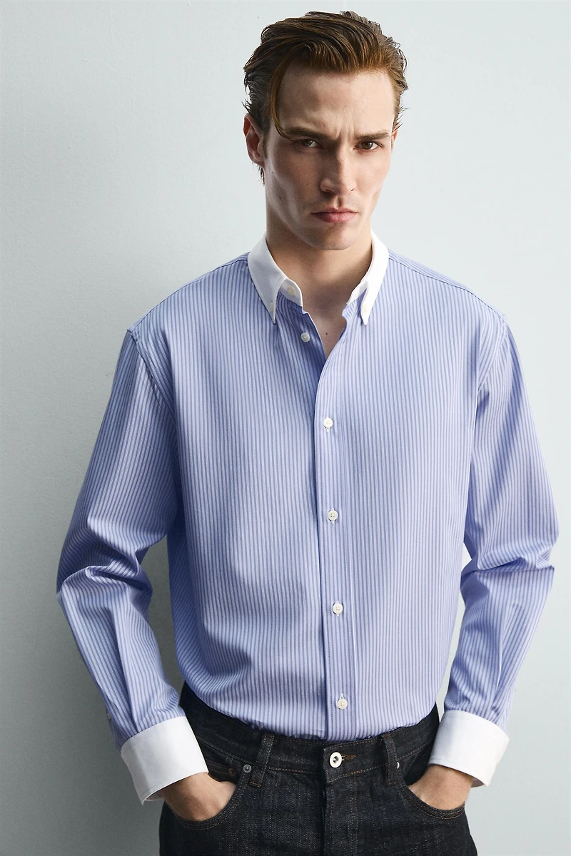 LIMITED EDITION CONTRAST STRIPED SHIRT