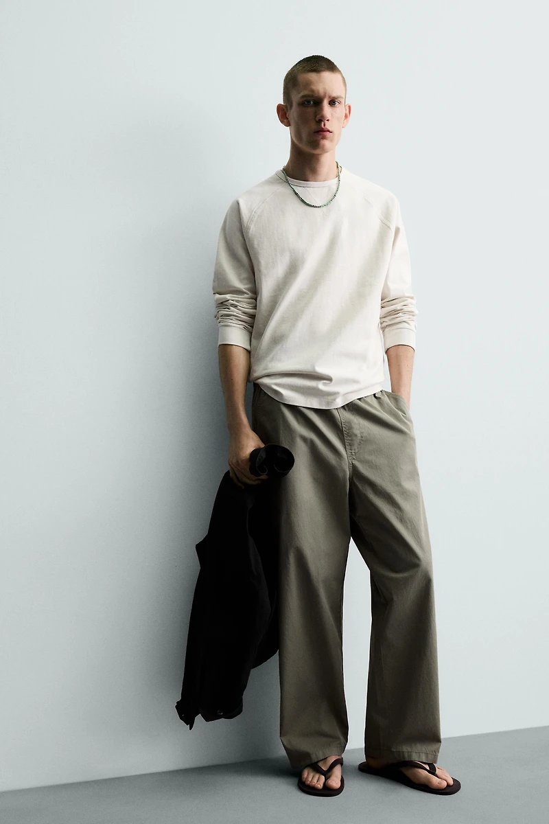 PANTALON RELAXED FIT EN COTON