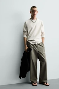 PANTALON RELAXED FIT EN COTON
